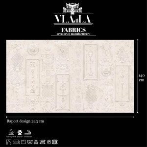 Ivory Chamber Текстилен материал - Img 2