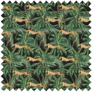 Jungle Pattern Textilanyag - Img 1