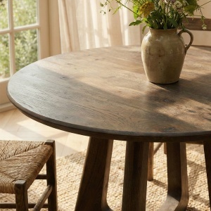 Masa sufragerie Ater rotunda natur - Img 2