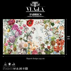 Material Textil Blooming Petals - Img 2