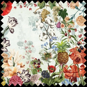 Material Textil Blooming Petals