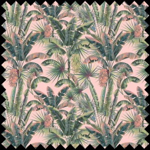 Material Textil Blush Groove in Coral