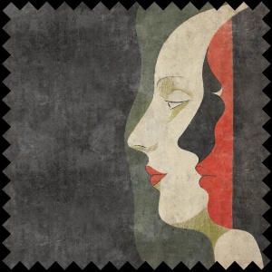 Material Textil Chat Noir