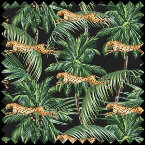Material Textil Jungle Pattern