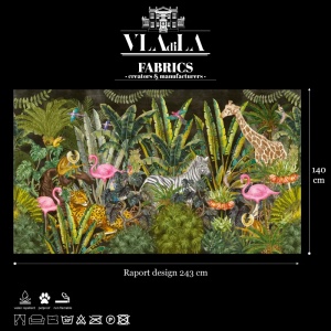 Material Textil Jungleful (dark) - Img 2