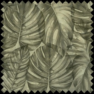 Material Textil Sepia philodendron