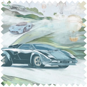 Modern Cars Fabric