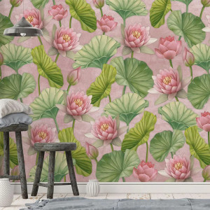 Papier peint Renaissance Noble The Pond (pink) – VLAdiLA