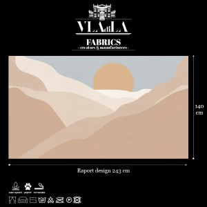 Postcard Desert Sand Текстилен материал - Img 2