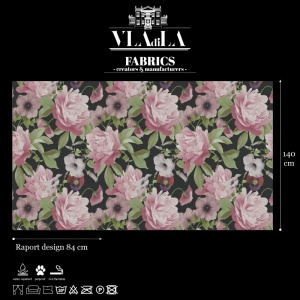 Soft Flowers Текстилен материал - Img 2