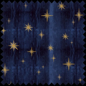 Stars Blue Fabric
