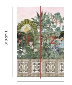 Tapet Dunia Frieze 208 x 310 cm H - Canvas - Img 2