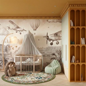 Tapet Flight Over the Dreamy Canyon