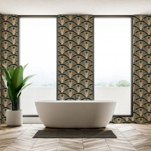 The Hoover Factory Green Papel pintado