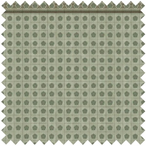 Tissu Green Tiles