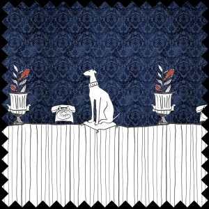 Tissu Sur la Table Ink