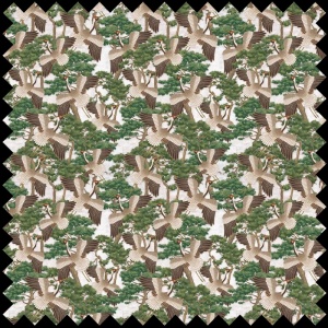 Tissu The dance (white)