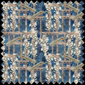 Torri dark blue Fabric