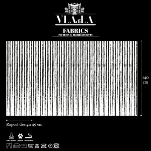 Vintage Stripes Текстилен материал - Img 2