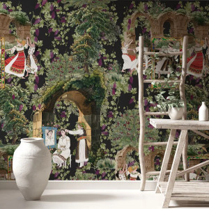 Amurg (negru) Papel pintado