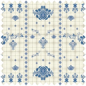 Blue style Текстилен материал - Img 1