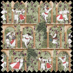 Geamparale-n iarba Fabric