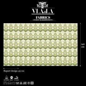 Light Crown of Greens Текстилен материал - Img 2