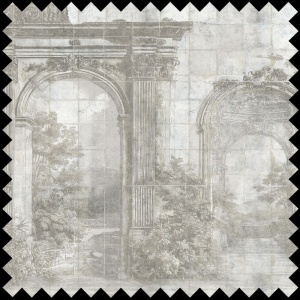 Material Textil Echoed Arcades cream