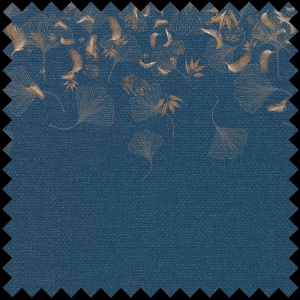 Material Textil Golden Leafs