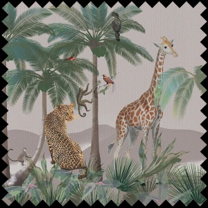 Material Textil Lazy Afternoon In The Jungle