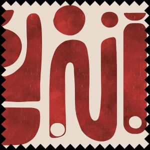 Material Textil Tribal Tide Watercolor Red