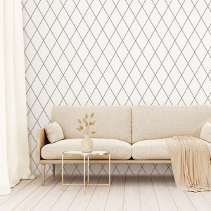 Papier peint Minimaliste Géométrique Soft Diamond – VLAdiLA