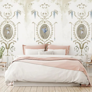 Royal Animals White Carta da parati