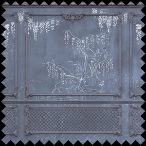 Royal Vines (Storm) Fabric