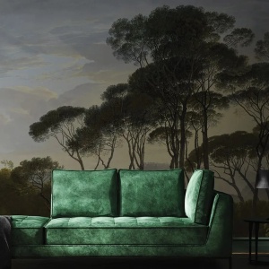 Tapet Umbrella Pines 416 x 300 cm H - Canvas