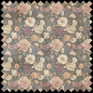 Tissu Botanical Requiem