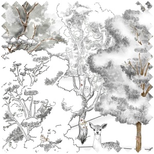 Ткань Adrian's Backyard