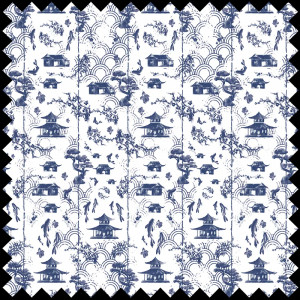 Blue Imari Текстилен материал - Img 1