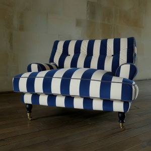 Bona Strisce Blue Armchair