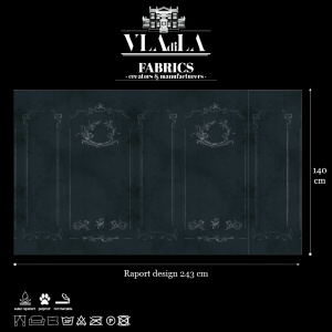 Brindille Stucco Dark Текстилен материал - Img 2