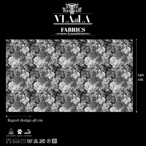 Bw Flowers Текстилен материал - Img 2