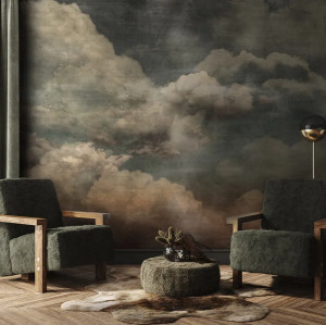 Fractus Grunge Rose Papel pintado