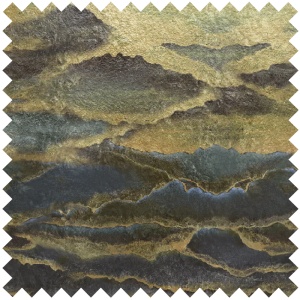 Goldleaf Ripples Fabric