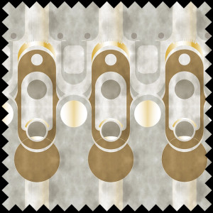 Le Veque Tower Gold Текстилен материал - Img 1