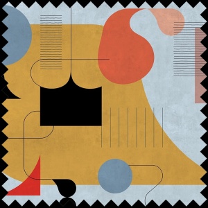 Life on Pluto Fabric
