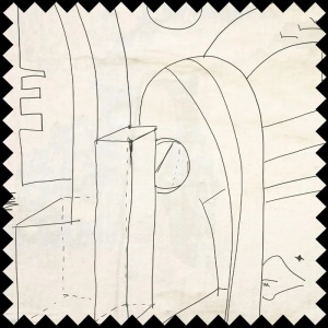 Material Textil Flight of Fancy