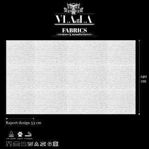 Material Textil White Bricks - Img 2