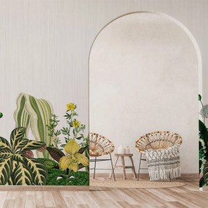 Playing In The Garden Wallpaper