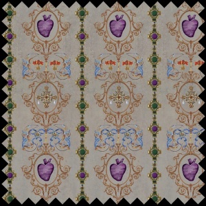 Queen’s Treasure (Quartz) Fabric