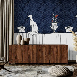 Sur la Table Ink Wallpaper